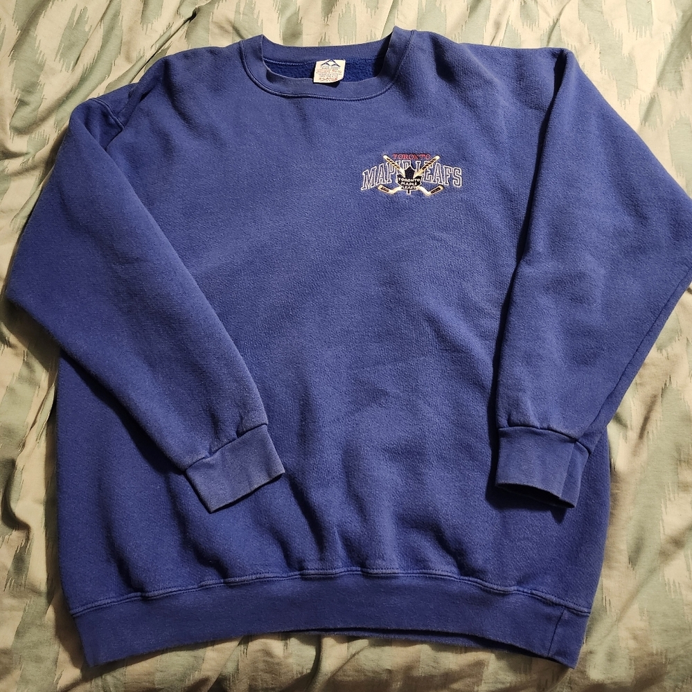 Toronto Maple Leafs Rare VTG AAA Crewneck Sweatshirt Men's Size XL